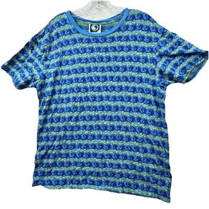 T&C Surf Designs Hawaii Yin Yang Patterned T-Shirt Vintage‎ Y2K Skater Hippie L